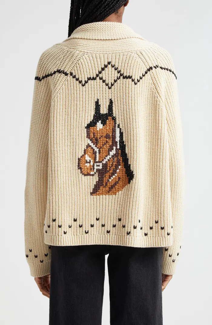 The Horse Lodge Cotton Blend Cardigan | Nordstrom