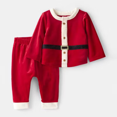 new!Carter's Santa Suit Baby Unisex 2-pc. Pant Set | JCPenney