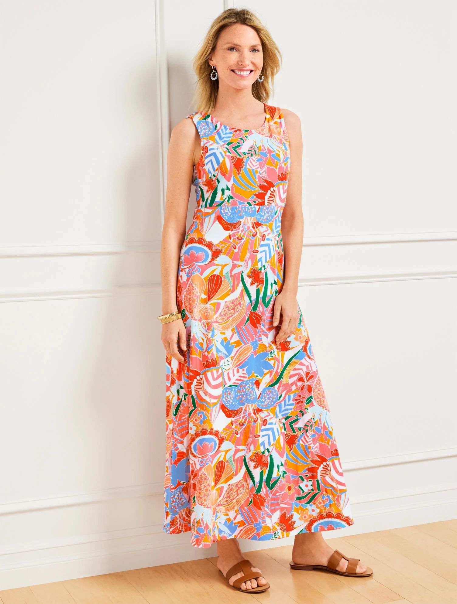 Jersey Maxi Dress - Marvelous Floral | Talbots
