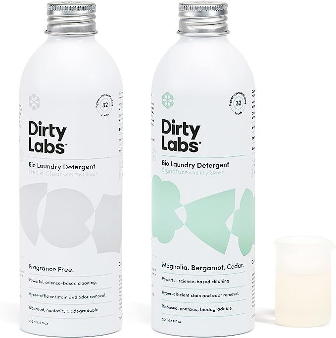 Dirty Labs | Bio-Liquid Laundry Detergent Starter Kit | Signature & Free & Clear | 2x 32 Loads (8... | Amazon (US)