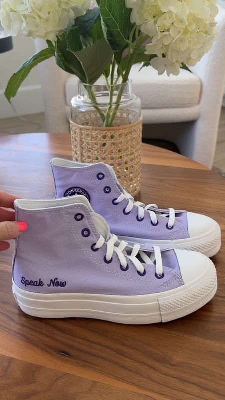 Calling all Swifties ~ did you know you can customize your converse for the Eras Tour &/or for every day wear?! We added Speak Now to ours! 💜 #taylorswift #erastour #taylorswiftmerch #swiftie

#LTKstyletip #LTKkids #LTKFind