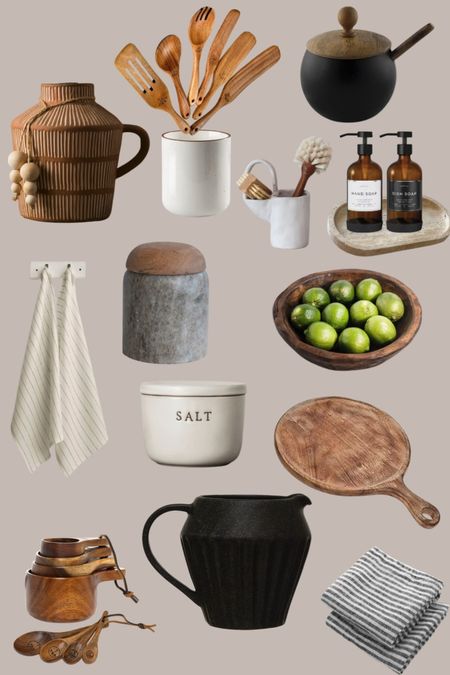 Add some warmth, texture, and character to your kitchen with these earthy, organic, vintage inspired kitchen decor pieces. Stoneware, earthenware, weathered wood, linen and ceramics are the materials you want to look for to achieve this decor style. 

#LTKhome