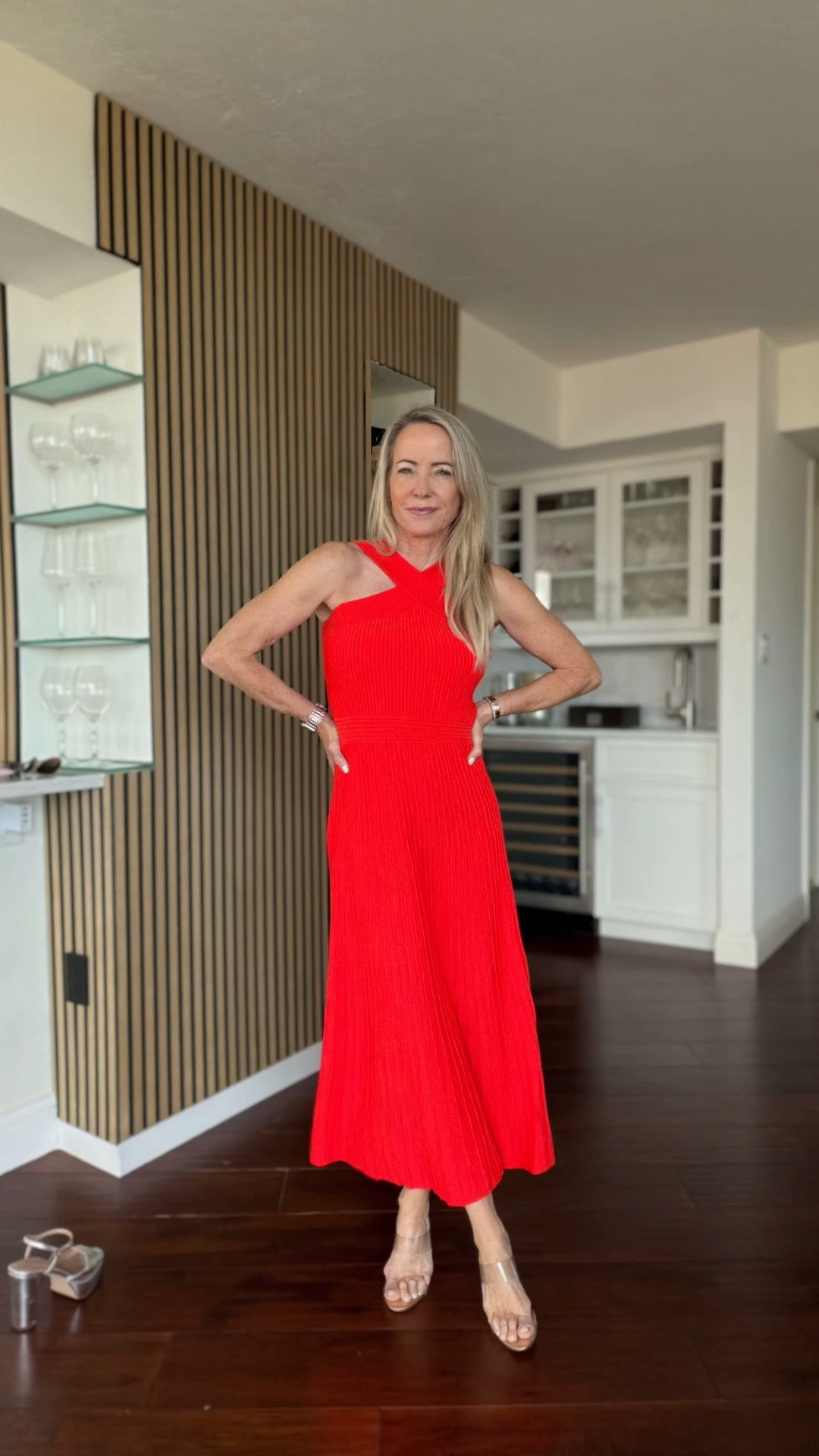 The dress that makes a statement without trying. ❤️ Loving the flattering knit fabric, vibrant red hue, and easy midi length. Perfect for weddings, date nights, vacation dinners, and summer events. On sale and going fast!

#LTKgrwm #LTKOver40 #LTKWedding