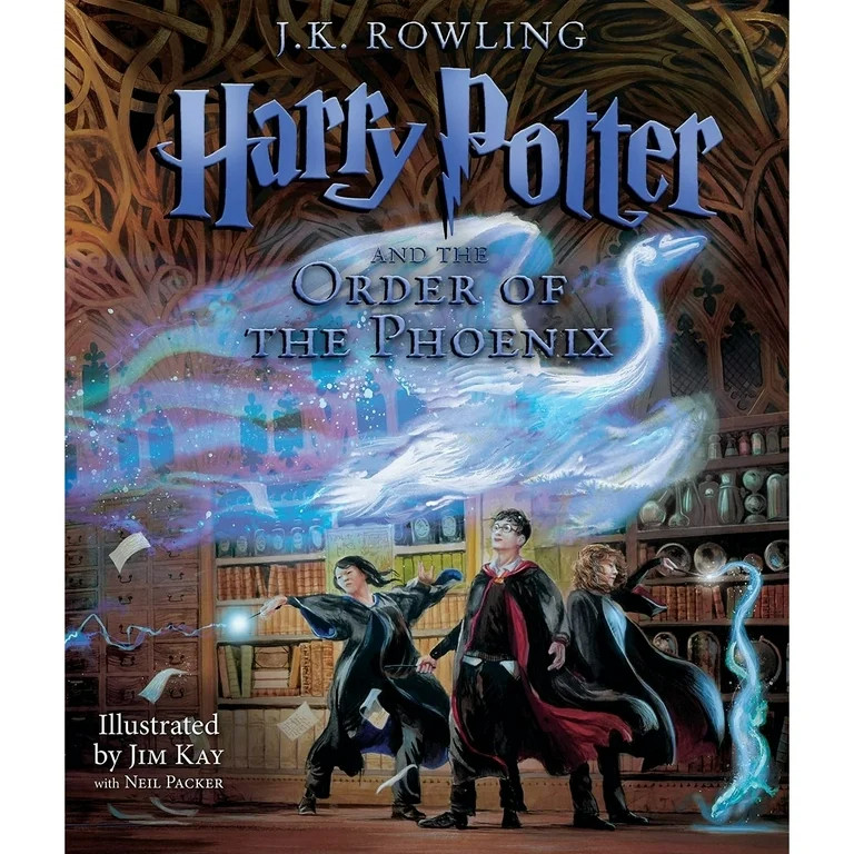 Harry Potter: Harry Potter and the Order of the Phoenix: The Illustrated Edition (Harry Potter, B... | Walmart (US)