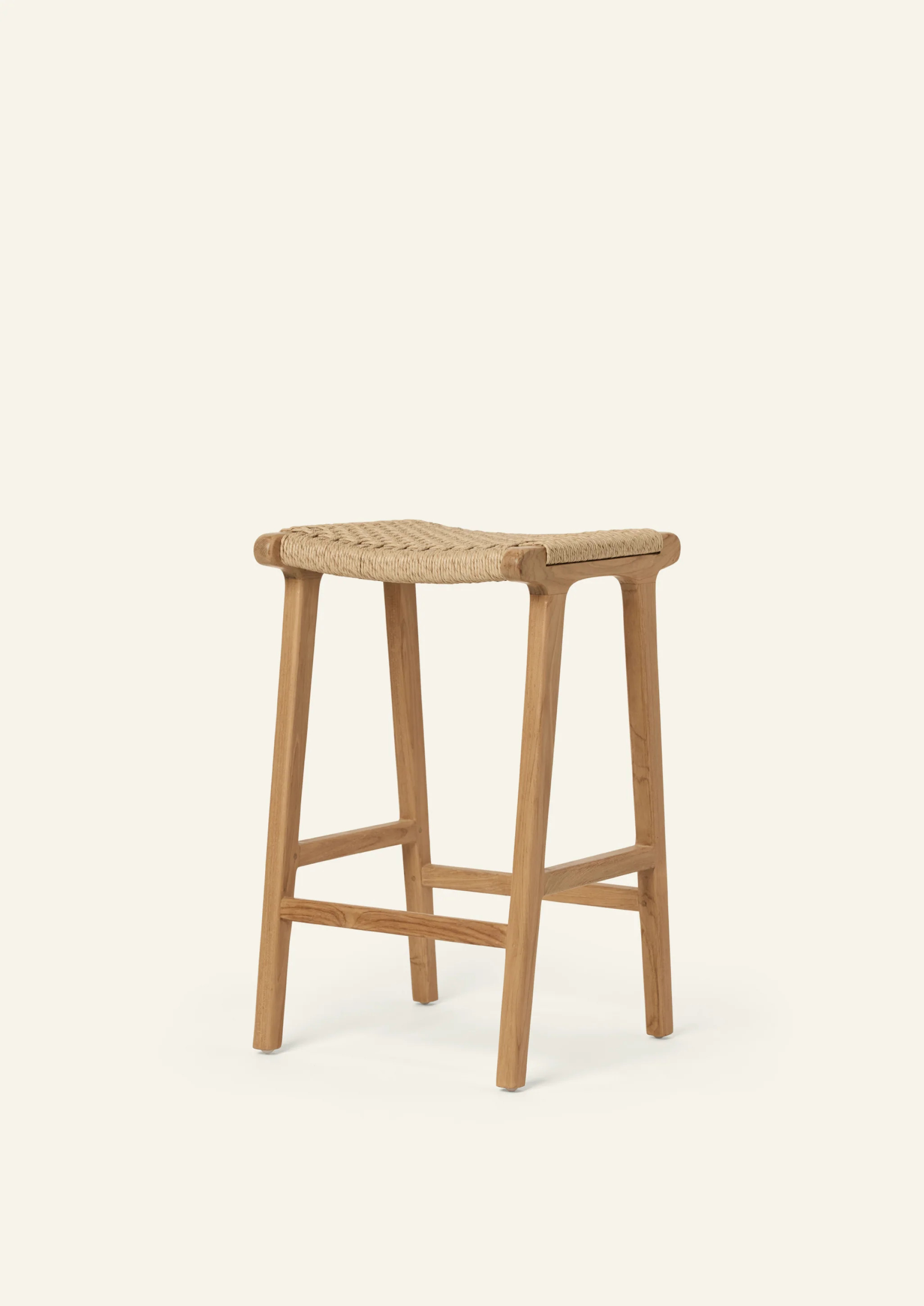Bali Backless Counter Stool in Outdoor Synthetic | Häti Home