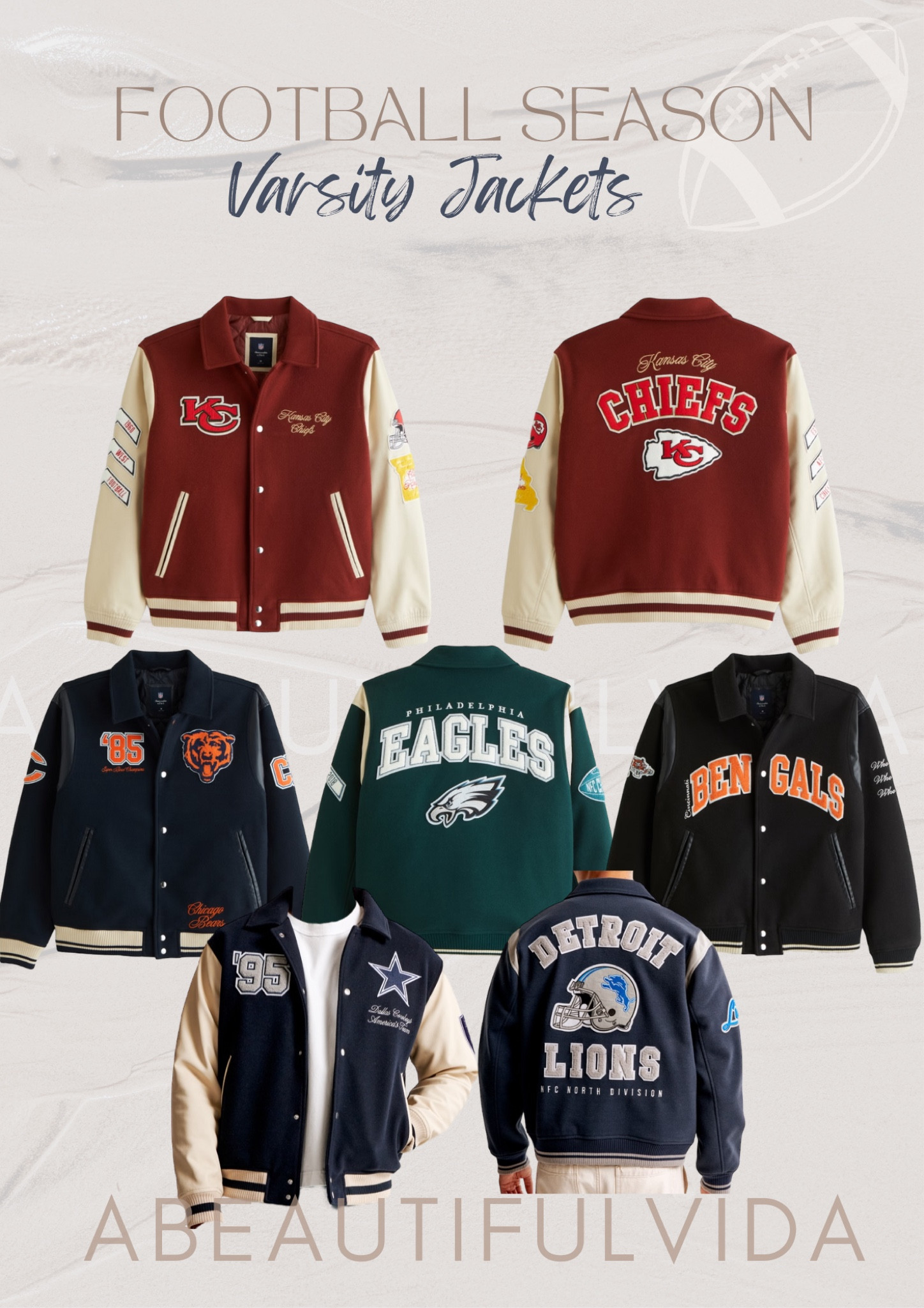 NFL varsity jackets 

#LTKGiftGuide #LTKMens #LTKFindsUnder100