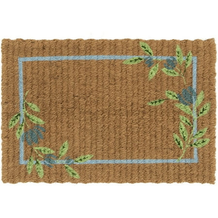 Better Homes & Gardens Soleil Floral Woven Coir Outdoor Doormat, 20"x30" | Walmart (US)