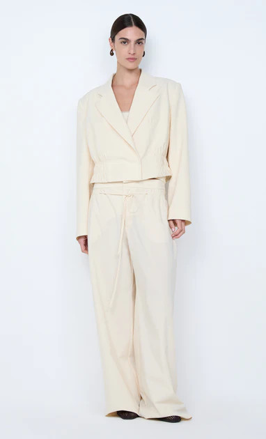ASTRID CROPPED JACKET - ECRU | Bec & Bridge (Global)