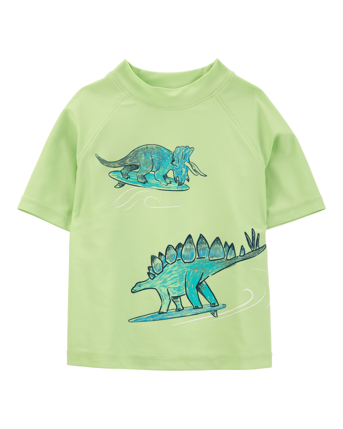 Toddler Dinosaur Short-Sleeve Rashguard - Lime Green - Carter's | Carter's | Carter's Inc