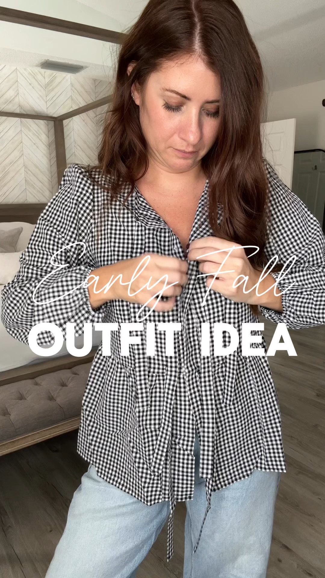 Early Fall Outfit Idea! 🍁 Perfect for when:  it’s not quite cold, but not super hot, but it’s definitely Jean weather because, October! And you want to be comfy but it’s also got to be easy and on trend 😊🙌🏼 

Follow me for more affordable fashion, and Amazon finds! 

AND this top is currently on deal! 

Wearing:
Top- small
Jeans- 2

#LTKFindsUnder50 #LTKStyleTip #LTKSeasonal