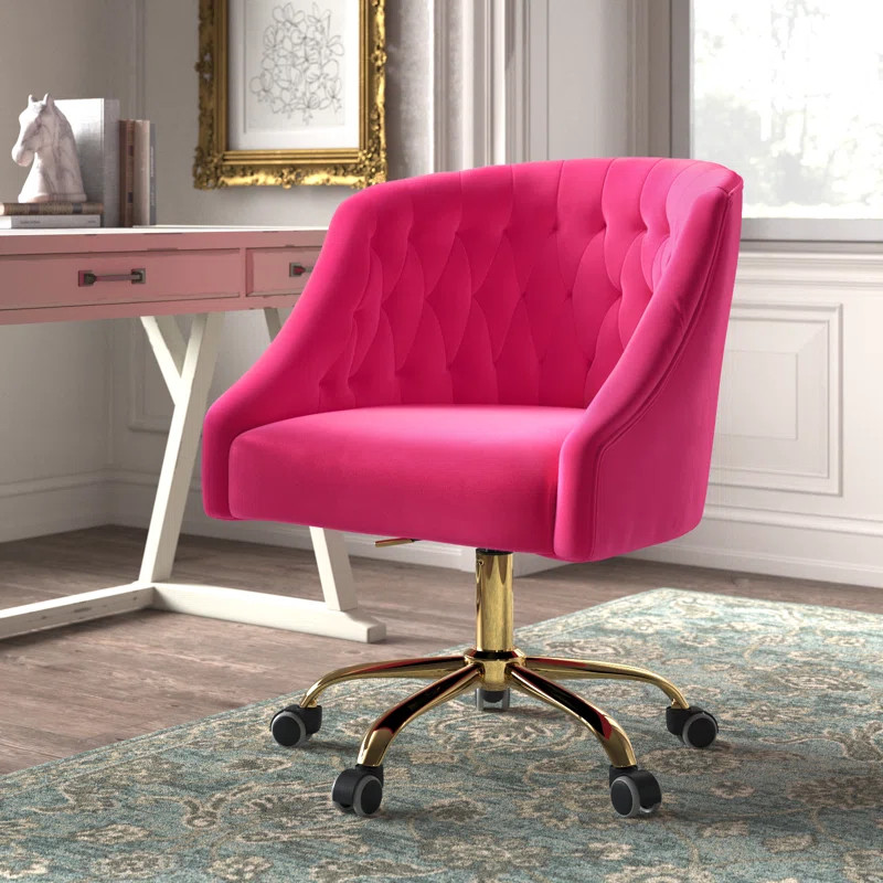 Louise Velvet Hand-Curated Task Chair | Wayfair North America