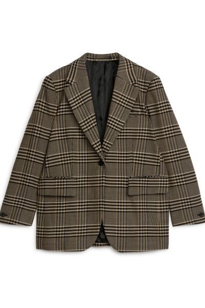 Oversized Wool-Blend Blazer | H&M (UK, MY, IN, SG, PH, TW, HK, KR)