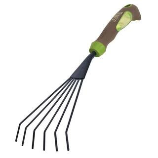 Ames 5.3 in. Handle Ergo Gel Grip Hand Cultivator 1985350 - The Home Depot | The Home Depot