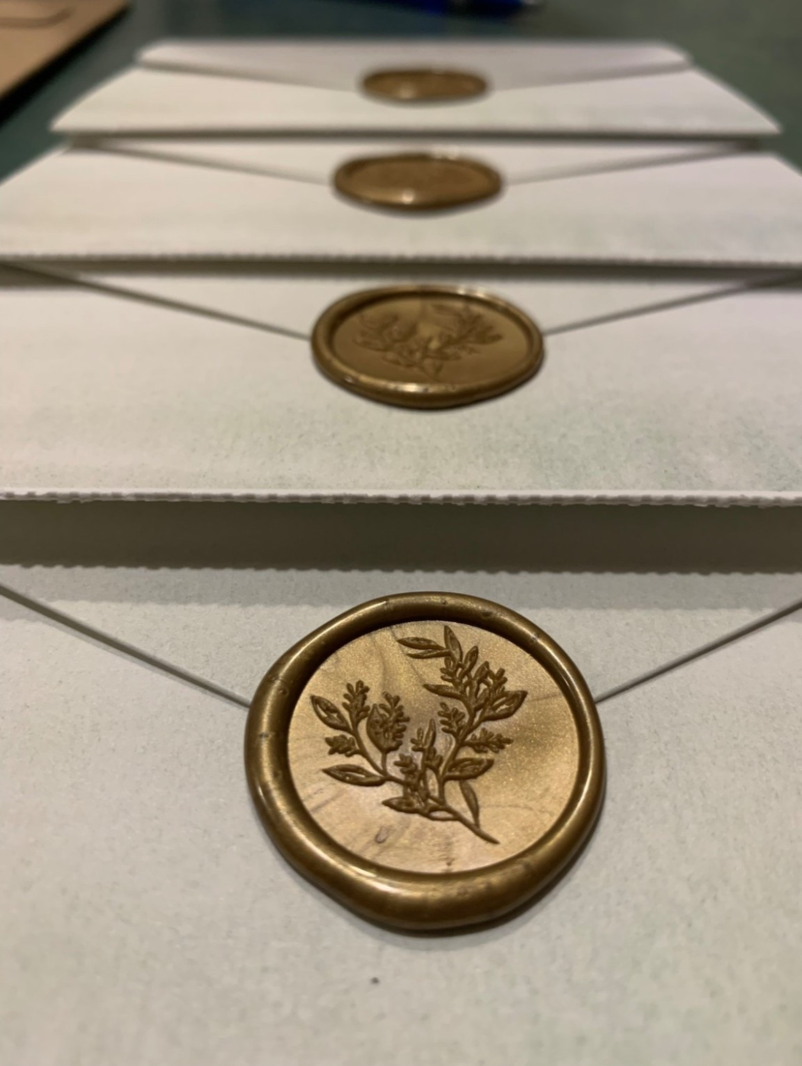 Our destination wedding invites. We used a tri-fold invite sealed with a was seal sticker and included a detachable rsvp card

#LTKParties #LTKWedding