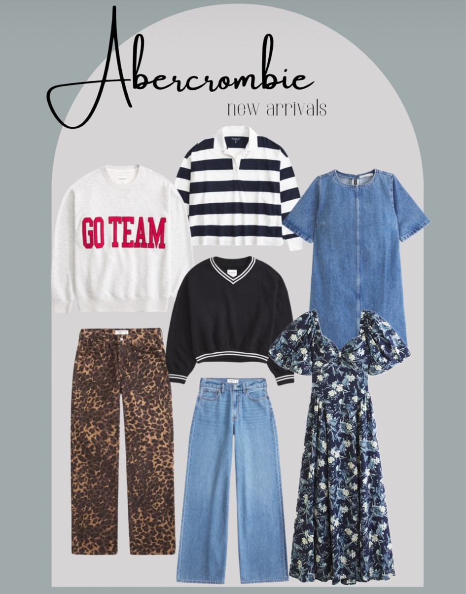 Abercrombie new arrivals. Denim is 25% off and almost everything else is 15% off +  code “AFSHELBY” stacks for an extra 15% off 

#LTKxAF #LTKSaleAlert #LTKStyleTip
