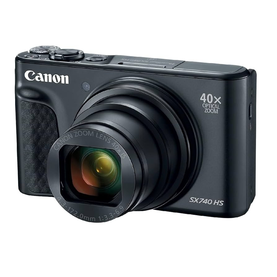 Canon Powershot SX740 HS Digital Camera (Black) | Amazon (US)