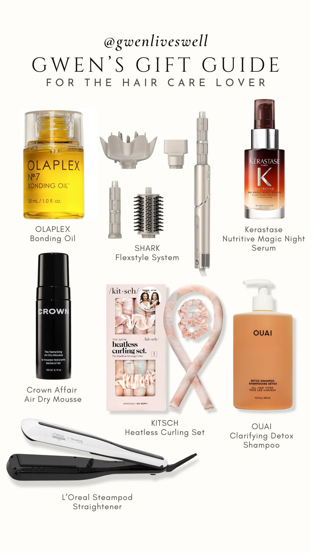 Your hair-obsessed bestie? Covered. 🫶✨ I rounded up the top Cyber Monday hair-care gifts that are actually worth it — from the viral Shark FlexStyle, to Olaplex Bonding Oil, to the L’Oreal Steampod I swear gives salon-level results at home. All linked for easy shopping!

If you’re hunting for best hair tools, luxury hair gifts, or clean beauty hair care deals, this guide has the highest-rated picks (and so many of them are on sale!).

Tap to shop everything directly on LTK — and save this for your holiday gifting! 💁‍♀️✨ 

 #CyberMondayDeals #HairCareGifts #BeautyGiftGuide #LTKHoliday #LTKGiftGuide #HairTools #SharkFlexStyle #Olaplex #OuaiHair #Kerastase #GiftGuide2024 #BestHairProducts #LTKBeauty #HolidayGifting #LTKCyberWeek #LTKGiftGuide #LTKBeauty