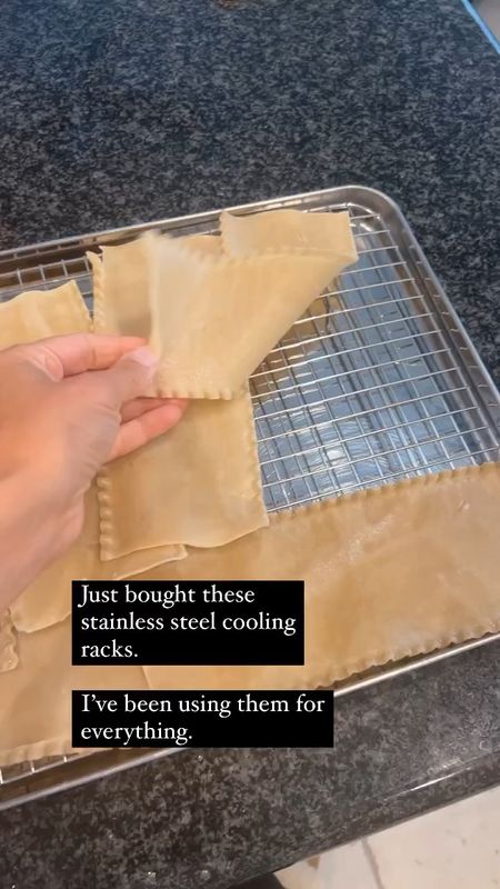 Bakeware non-toxic stainless steel cooling racks. #ltkhome 
