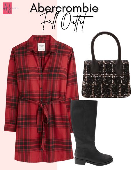 For fall outfits I am always obsessed with a plaid dress especially a buffalo check dress.  This is the perfect casual outfit for a date night or a girls night out.  This is one of my favorite fall trends. Knee high boots are always a great choice with fall dresses  

#LTKstyletip #LTKSeasonal #LTKunder100