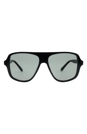 OTRA EYEWEAR Mikki Navigator Sunglasses in Black/Green at Nordstrom Rack | Nordstrom Rack