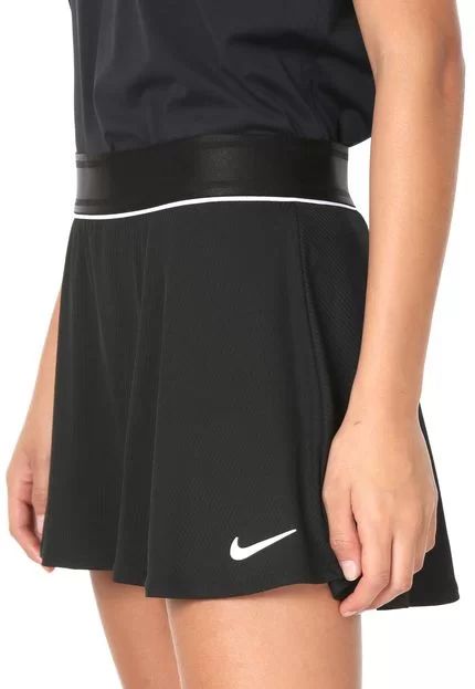 Short-saia Nike Nkct Dry Skirt Ns Preta | Dafiti BR