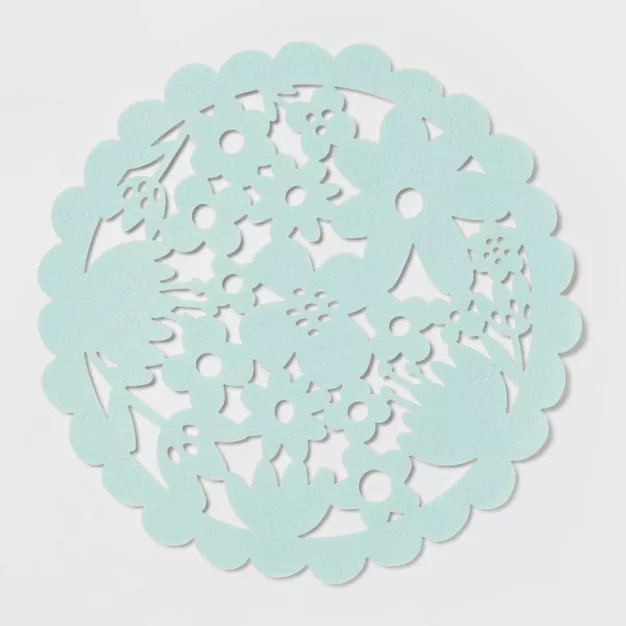 Felt Round Cut Out Floral Placemat - Spritz™ | Target