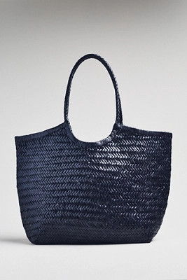 By Anthropologie Woven Leather Tote | Anthropologie (US)