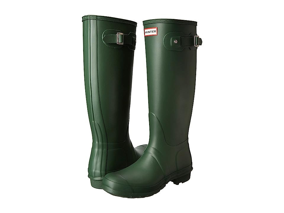 Hunter Original Tall Women's Rain Boots Hunter Green : 11 M, Rubber | Zappos
