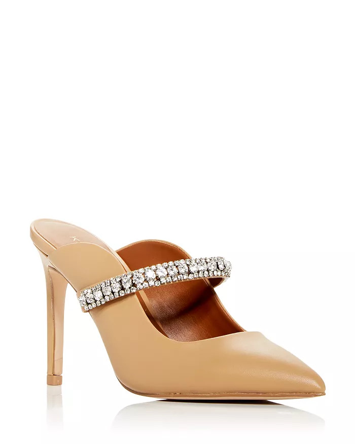 Women's Duke Embellished High Heel Mules | Bloomingdale's (US)