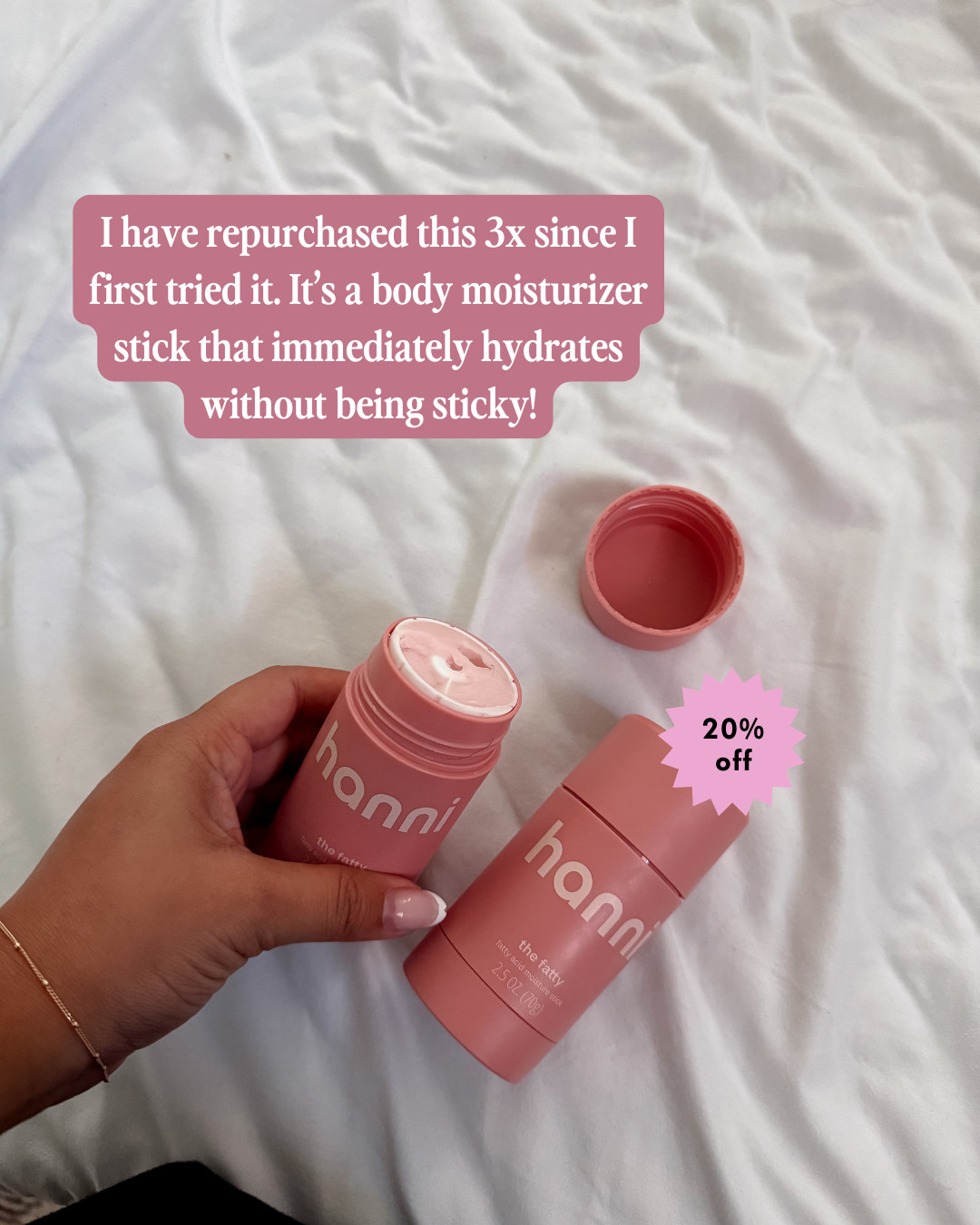 Repurchased this 3x this year. Love this body moisturizer stick from Hanni 

 #LTKselfcare #LTKSaleAlert #LTKBaby