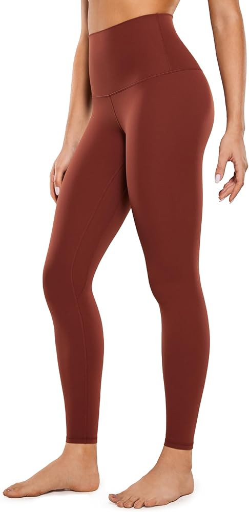 CRZ YOGA Super High Waisted Butterluxe Workout Leggings 25''/ 28'' -Over Belly Buttery Soft Full ... | Amazon (US)