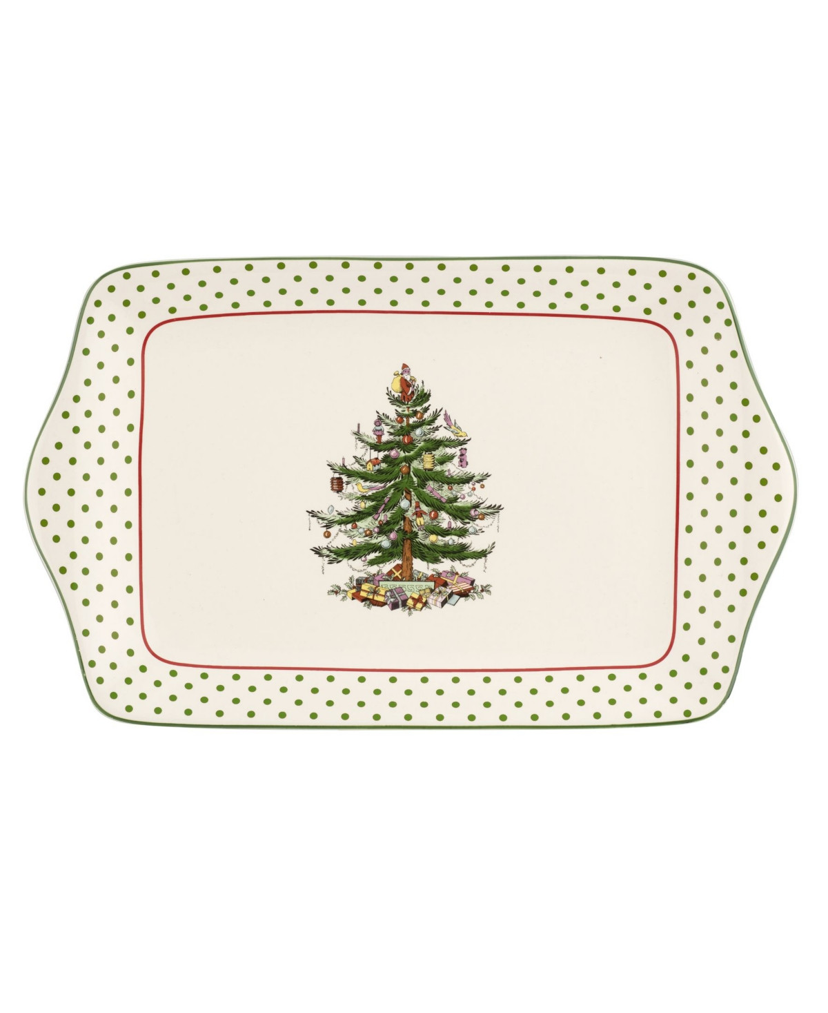 Spode Polka Dot Dessert Tray | Macys (US)
