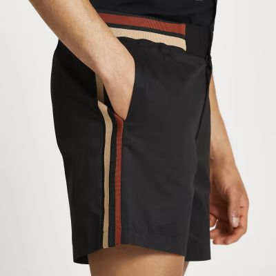Black tipped detail shorts | River Island (UK & IE)