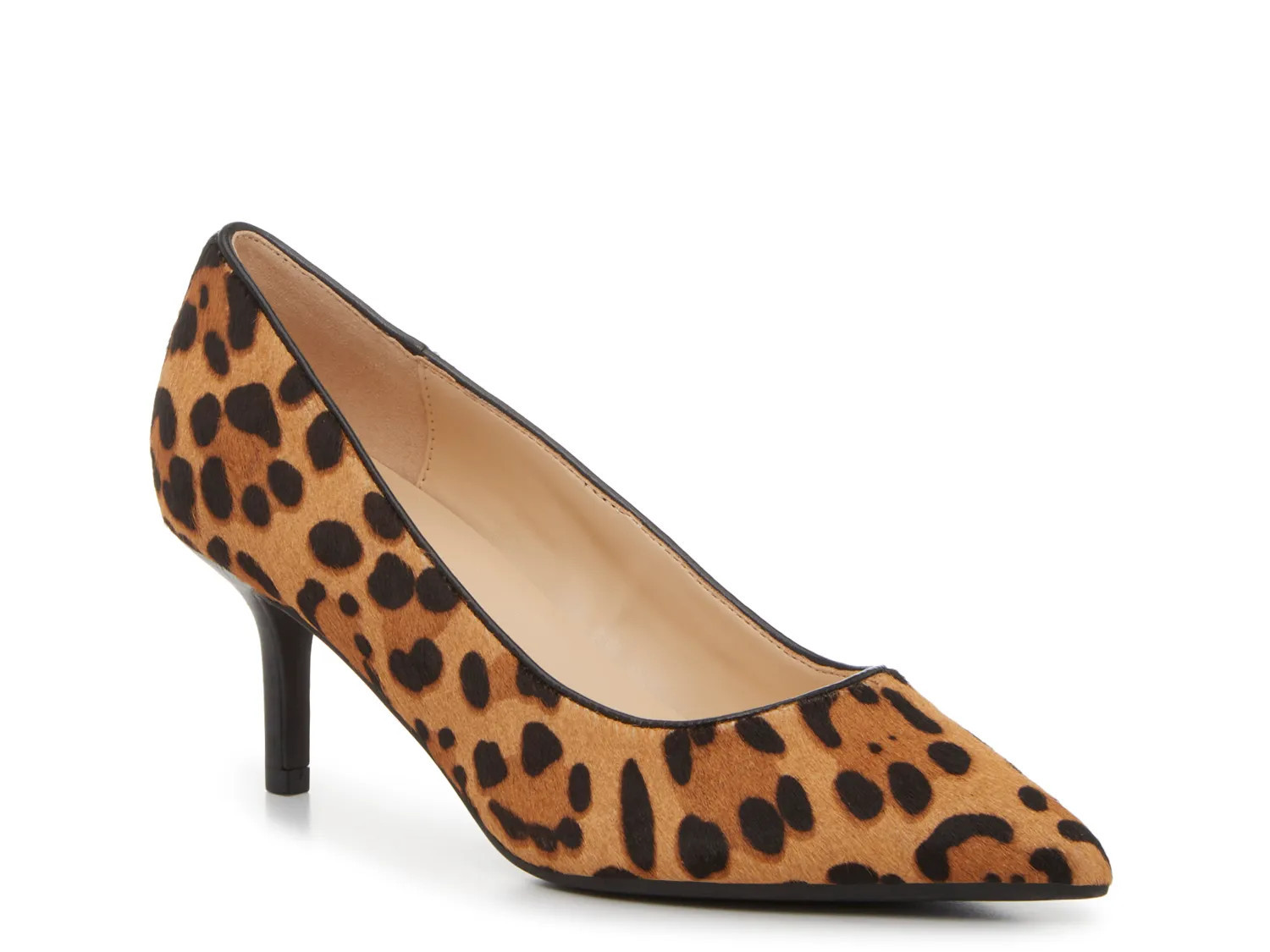 Nine West Alake Pump | Women's | Tan/Black Cheetah Print | Size 8 | Pumps | DSW
