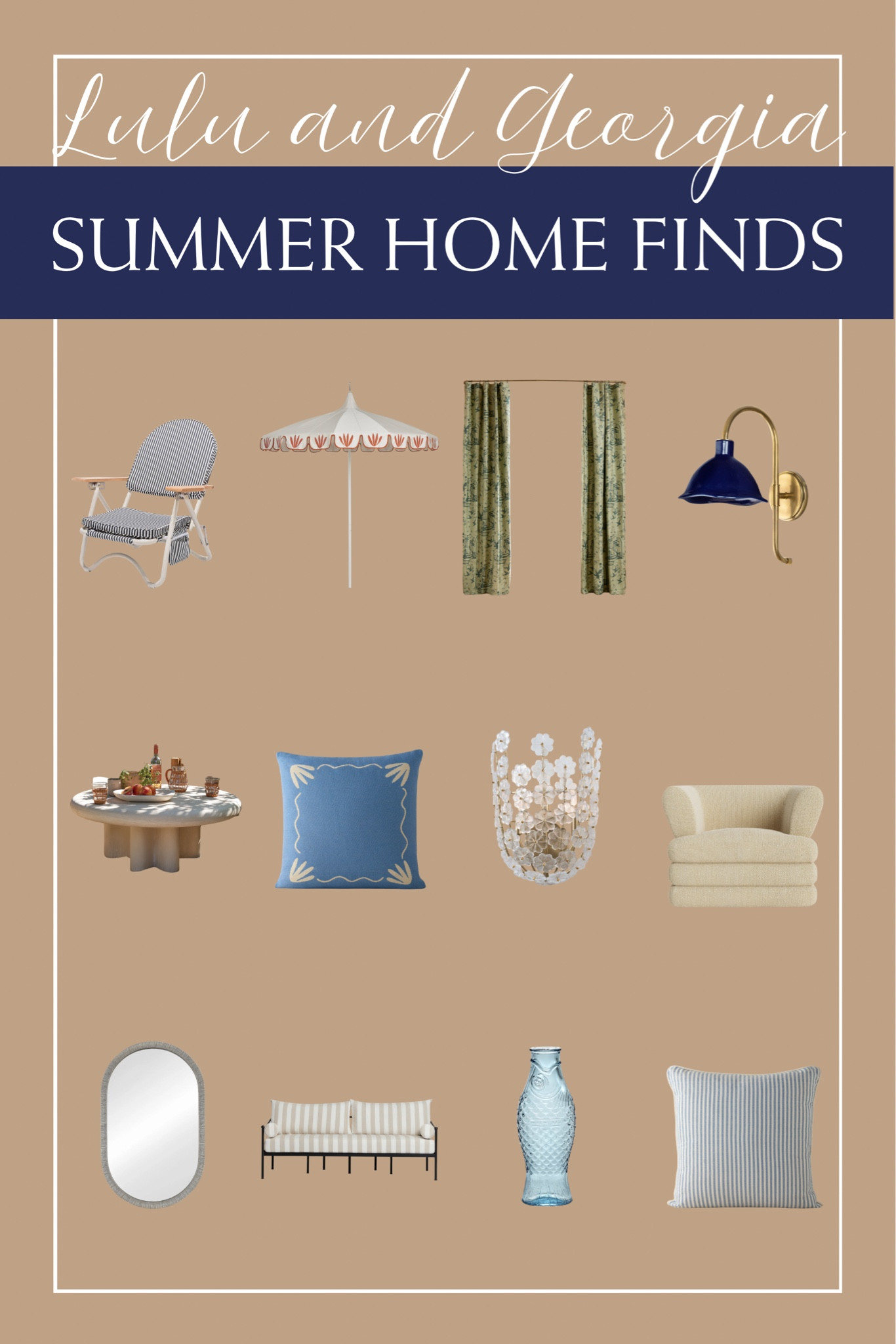 Check out these new and trending home finds from @Lulu and Georgia to brighten up your summer spaces! ☀️🍉⛱️🌊🐚

#LTKHome #LTKSeasonal