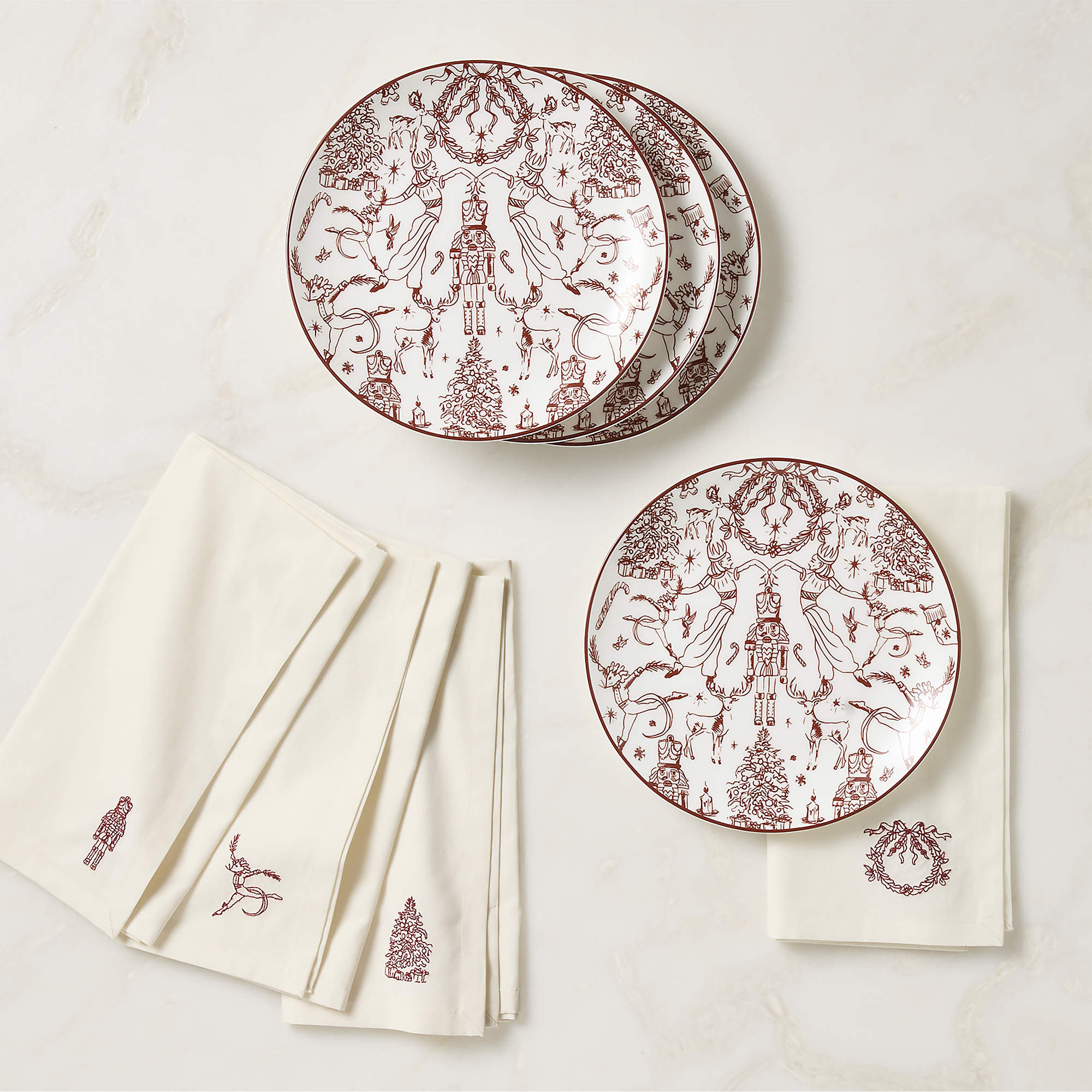 Nutcracker Kingdom Red and White Gift Set | CB2 | CB2