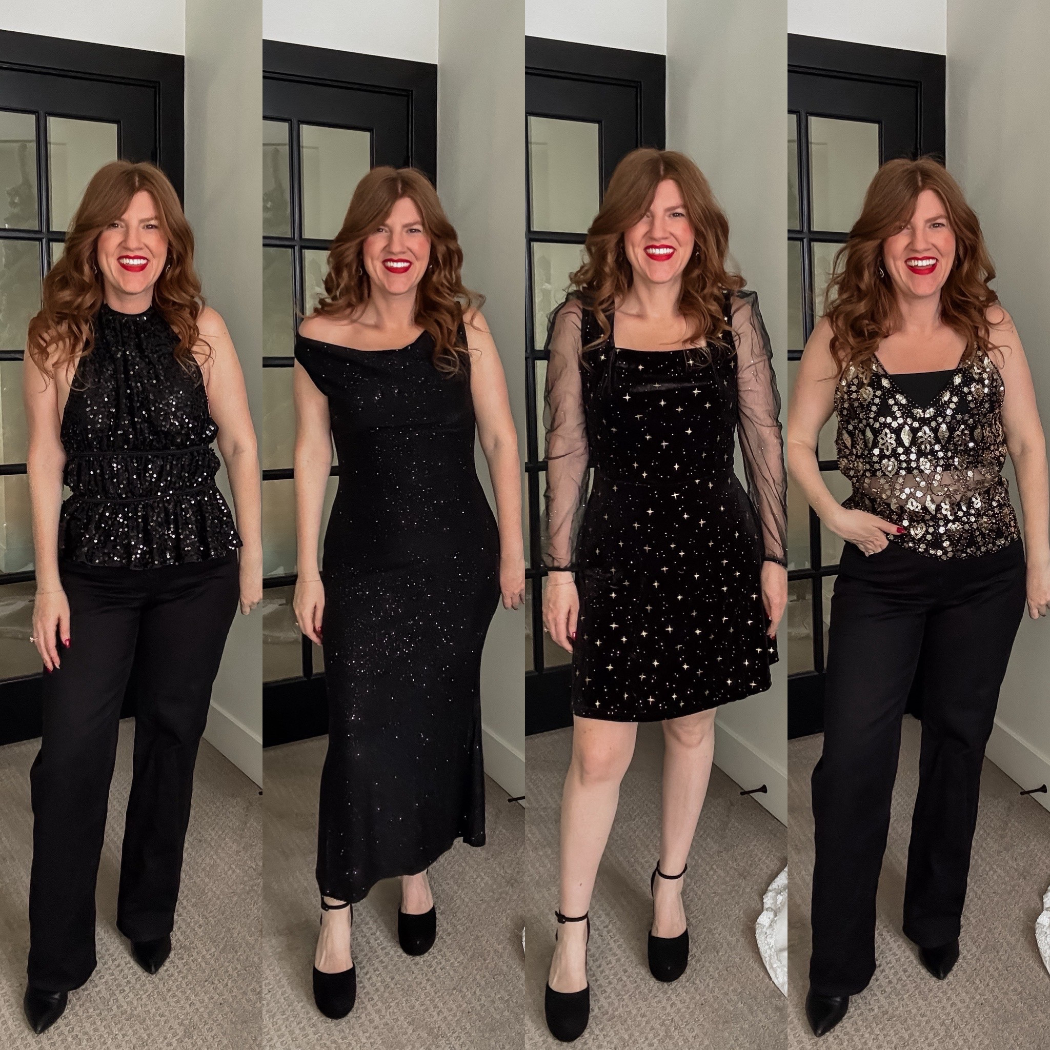 New Year’s Eve outfits from Amazon. Size medium. 

#LTKHoliday #LTKPetite #LTKFindsUnder50