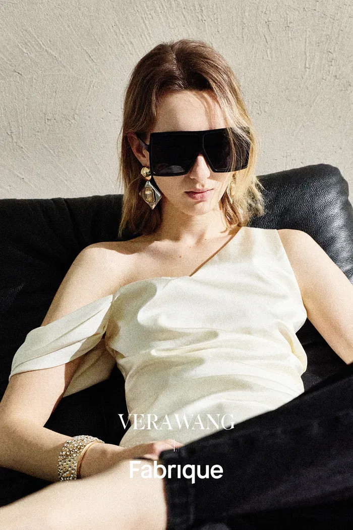 Sculpture One Shoulder Asymmetric Sleeveless Top in Mulberry Silk | Fabrique