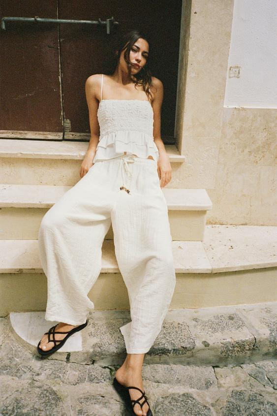 RUSTIC BARREL PANTS | Zara US