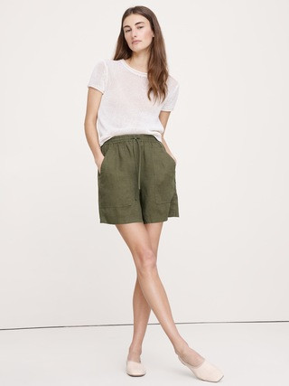 The Getaway 4"" Short in Linen | Banana Republic (US)
