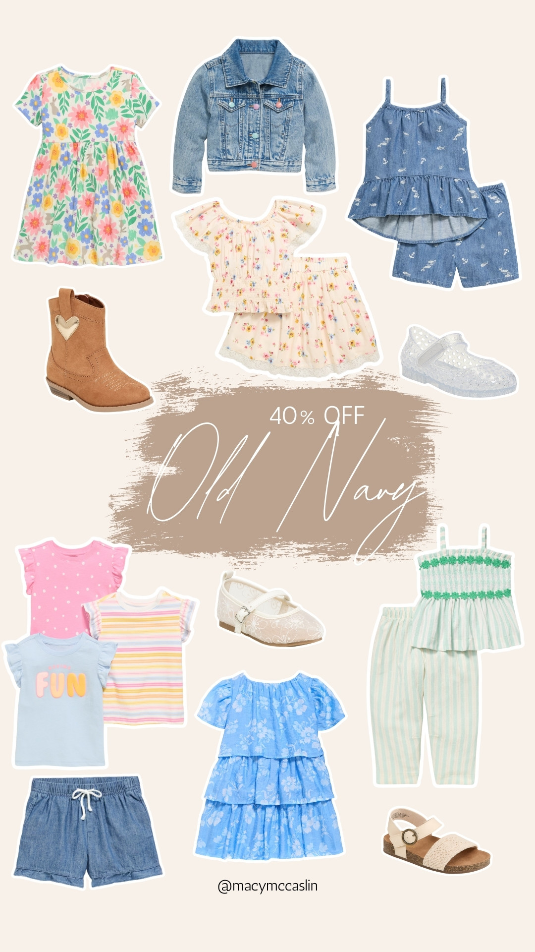 Old Navy is 40% OFF right now!🙌
So many cute spring pieces for girls — dresses, sets, denim + the cutest little shoes! Perfect time to stock up for spring and Easter. 🌸

 

 #LTKSeasonal #LTKSaleAlert #LTKKids