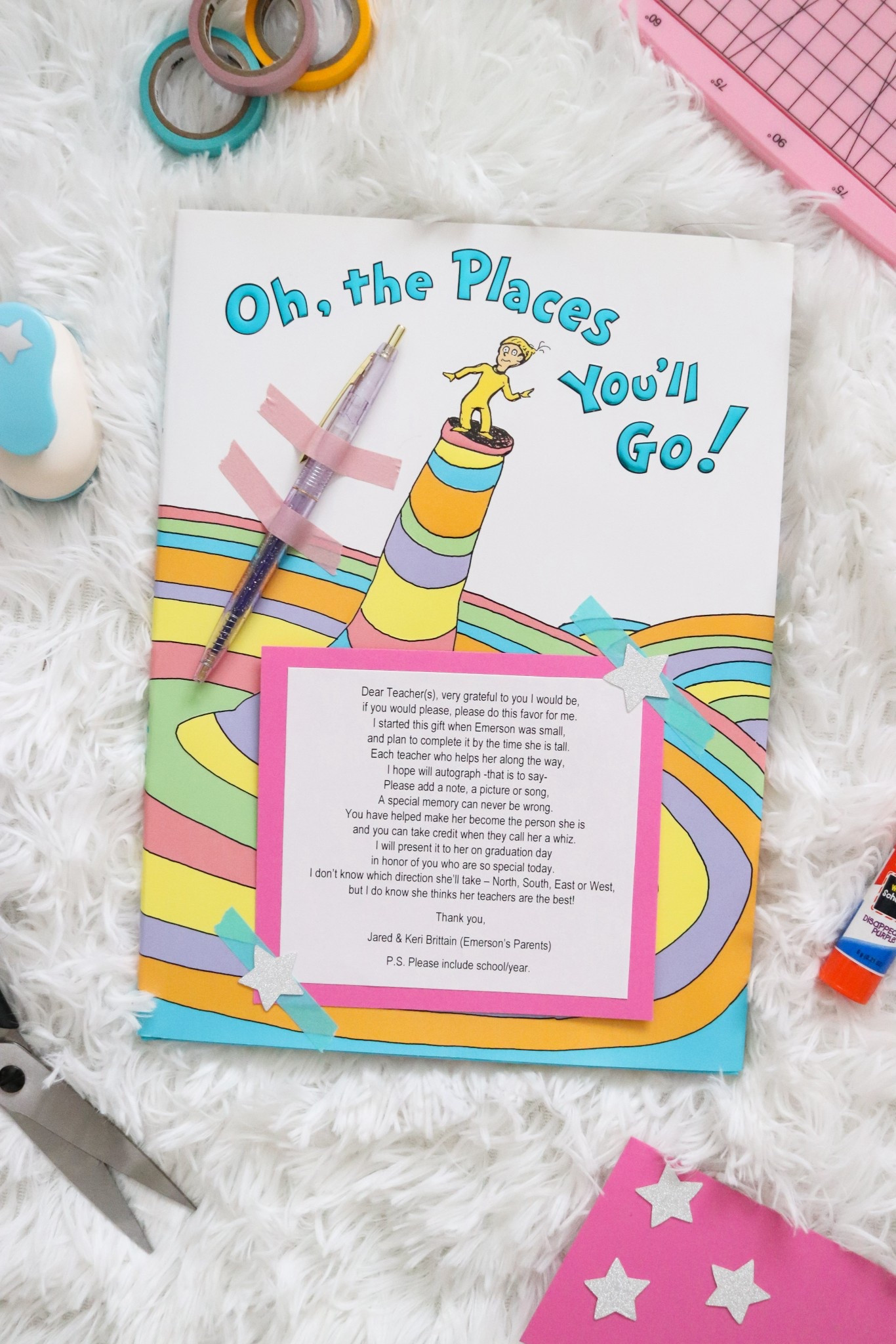Start this tradition with your preschooler or kindergartner! Each year have their teacher sign the book and gift it to them for their high school graduation.

#LTKSeasonal #LTKKids #LTKFamily