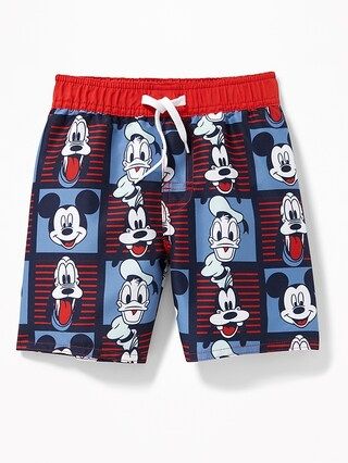 Old Navy Baby DisneyÂ© Mickey & Friends Swim Trunks For Toddler Boys Usa Mickey Size 12-18 M | Old Navy US