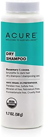 Acure Dry Shampoo - Brunette to Dark Hair | 100% Vegan | Certified Organic | Performance Driven Hair | Amazon (US)