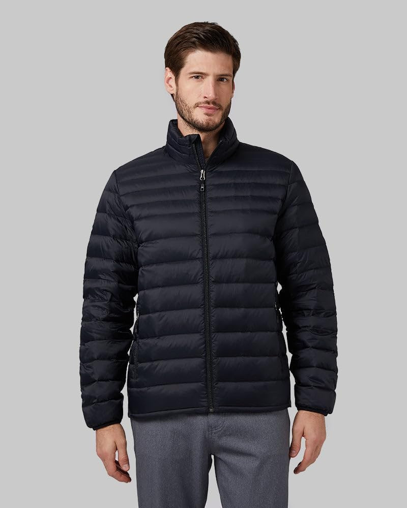 32 Degrees Men's Ultra-Light Down Packable Jacket | Layering | Zippered Pockets | Water Repellent | Amazon (US)