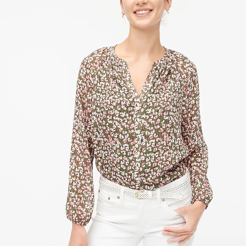 Raglan button-up shirt | J.Crew Factory