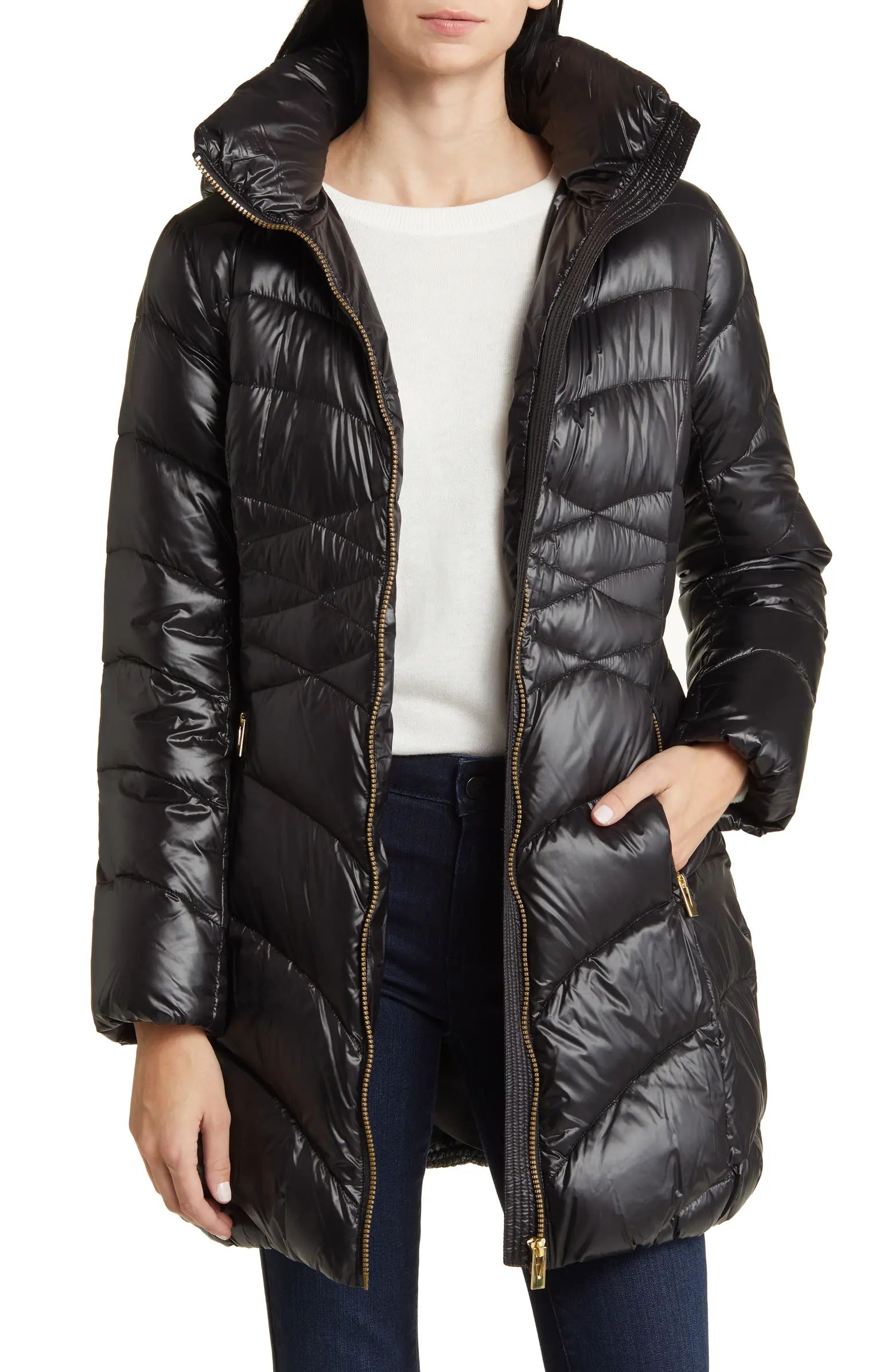 Quilted Puffer Jacket with Removable Hood | Nordstrom