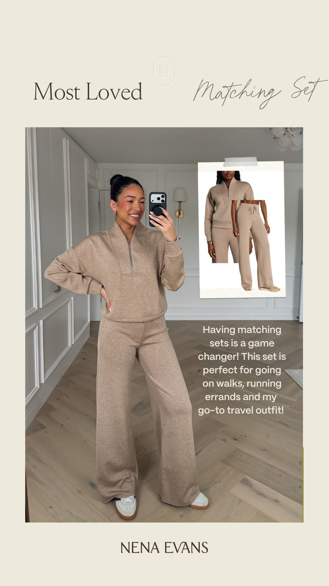 Your most loved last week! Use code NENAXSPANX for 15% OFF your first order! This material is SO comfortable and buttery soft! Wearing size S half zip and size S Tall wide leg pants 

Work from home outfit 
Airport outfit 
Travel outfit 
Errands outfit 
Causal outfit 
Spring fashion
Spring outfit 

#LTKTravel #LTKSeasonal