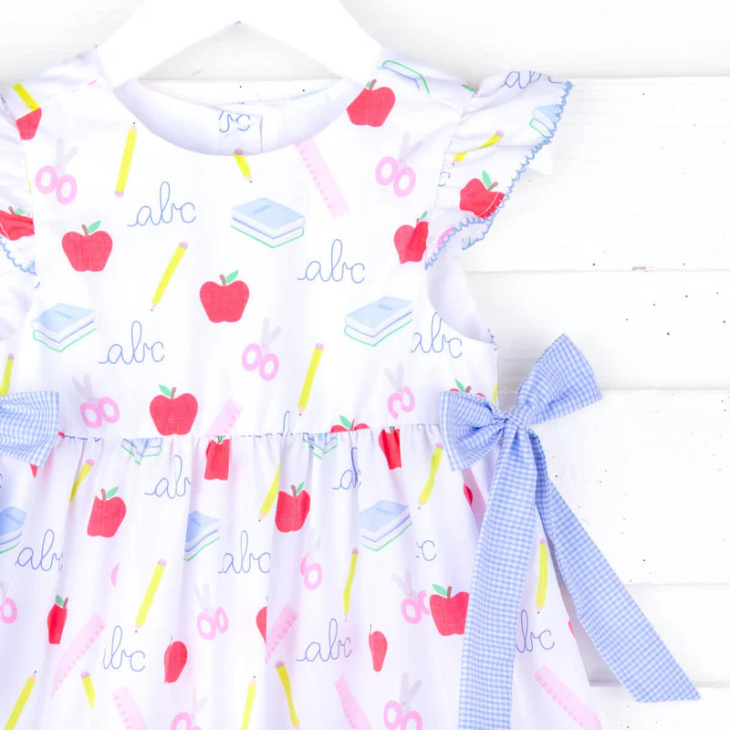 School Essentials Print Avery Dress | Classic Whimsy