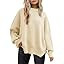 LILLUSORY Women's Oversized Batwing Sweaters 2025 Fall Outfits Trendy Crewneck Knit Side Slit Fas... | Amazon (US)